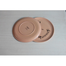 (BC-P1017) Hot-Sell Natural Bamboo Fiber Biodegradable Plate with Print